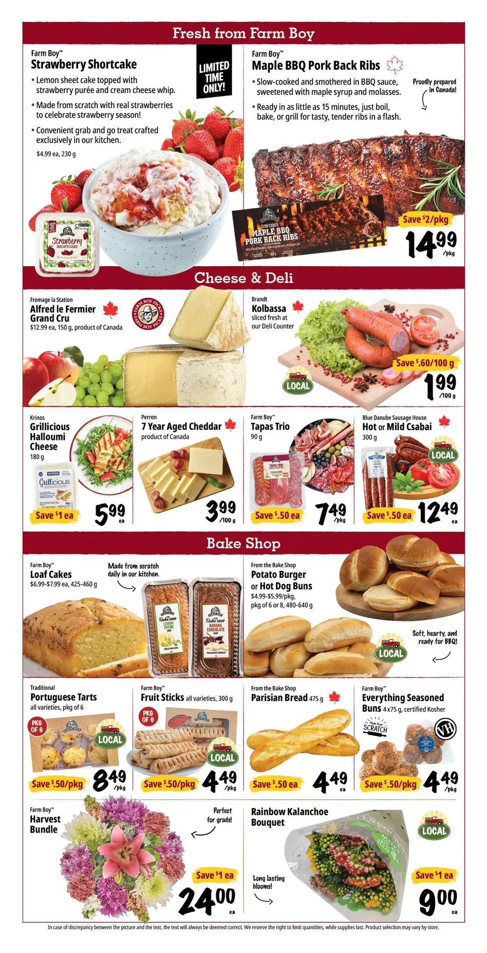 Farm Boy Flyer July 23 - 29, 2026 - Image 1 June 18 - 24