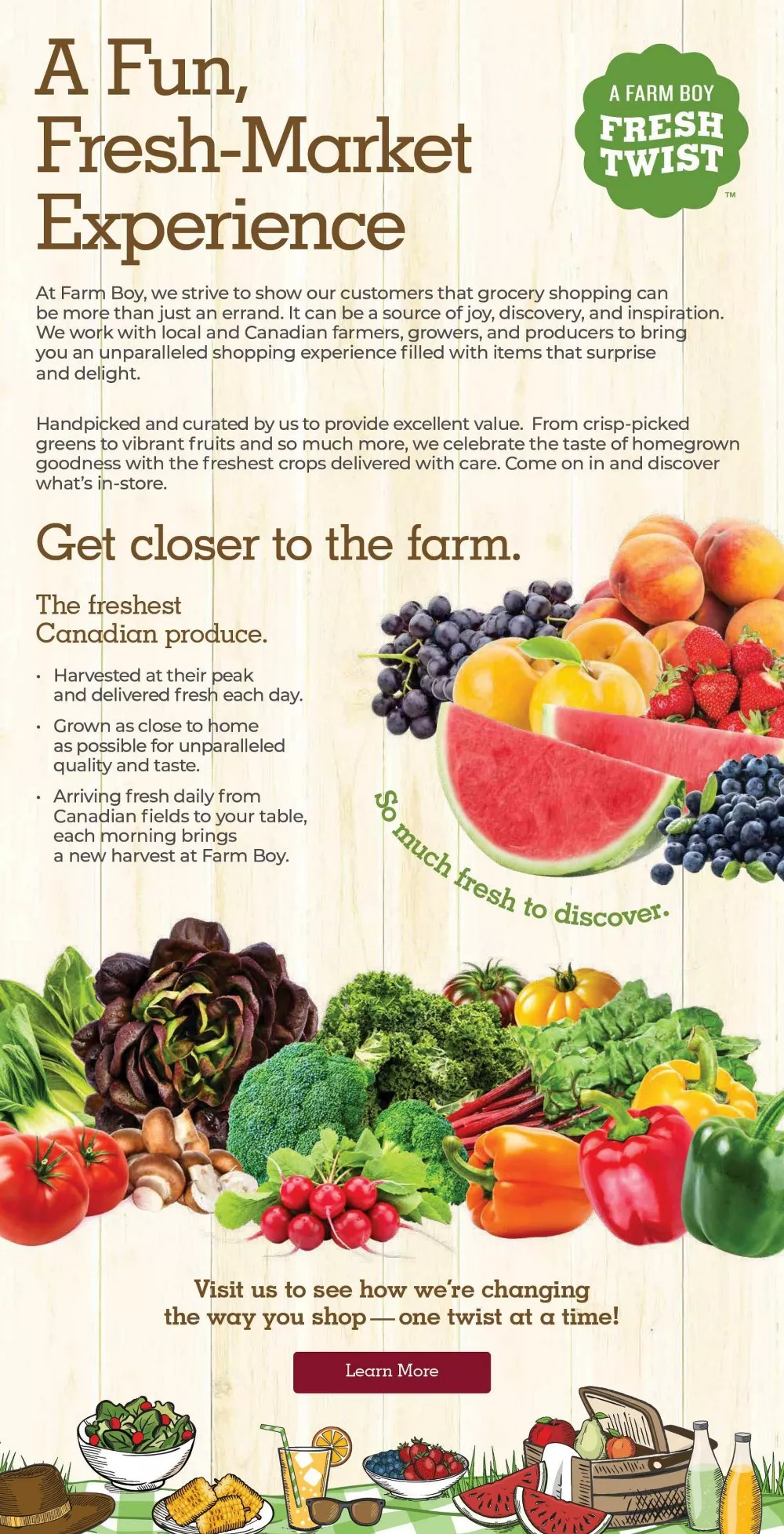 Farm Boy Flyer July 23 - 29, 2026 - Image 1 July 16 - 22