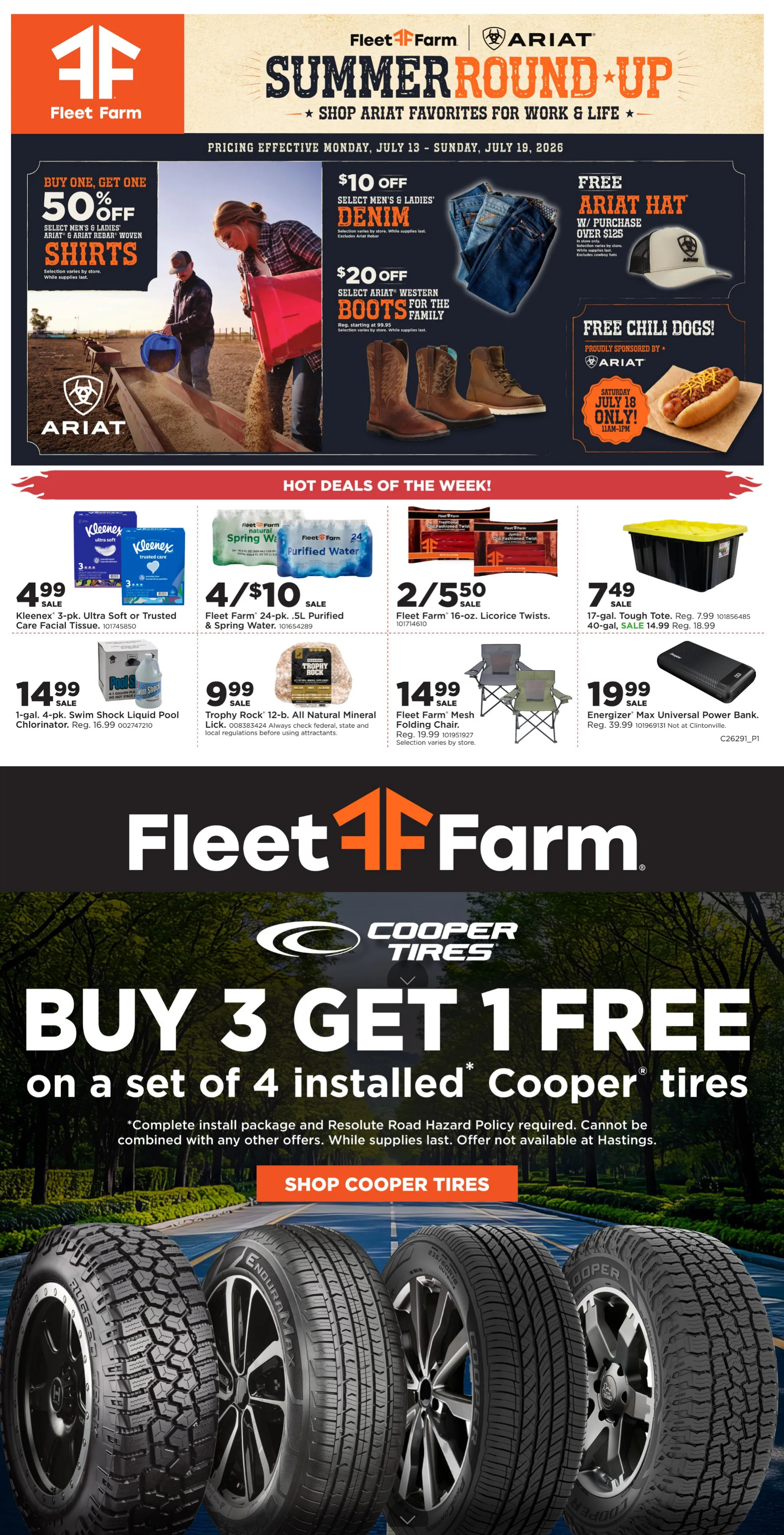 Fleet Farm Weekly Ad July 13 - 19, 2026 - Image 1 July 13 - 19
