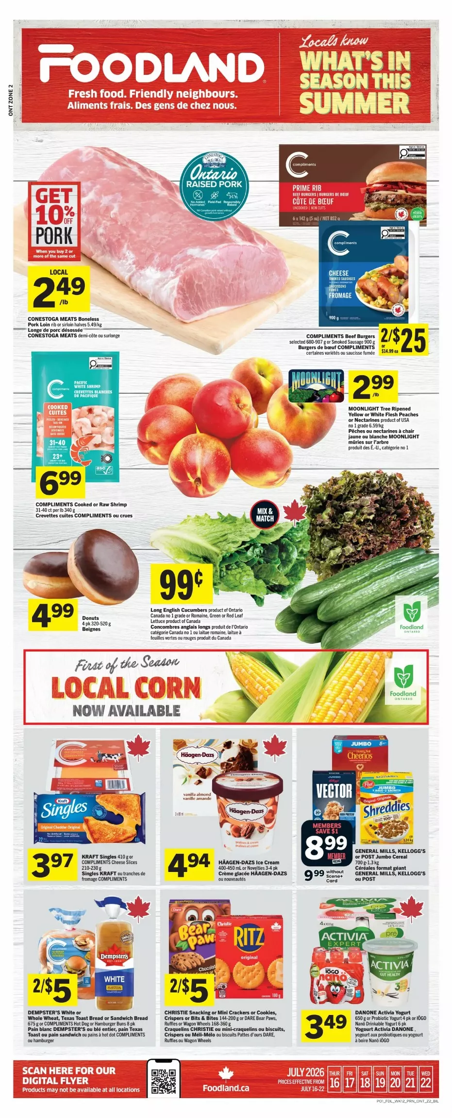 Foodland Flyer July 23 - 29, 2026 - Image 1 July 16 - 22
