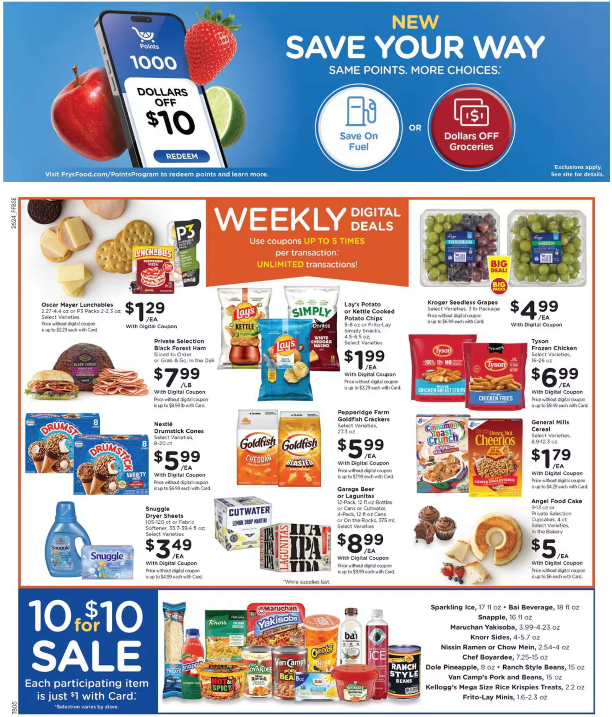 Fry'S Food Weekly Ad Deals July 22 - 28, 2026 - Image 2 July 15 - 21