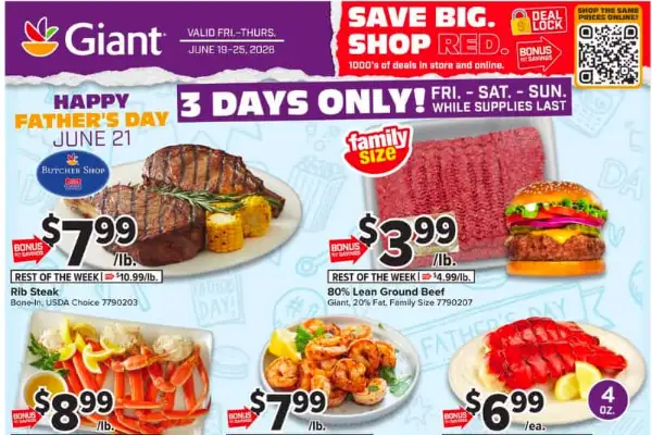 Giant Food Weekly Ad June 19 – 25, 2026
