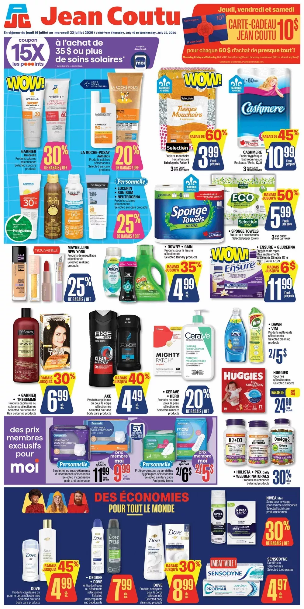 Jean Coutu Flyer July 23 - 29, 2026 - Image 1 July 16 - 22