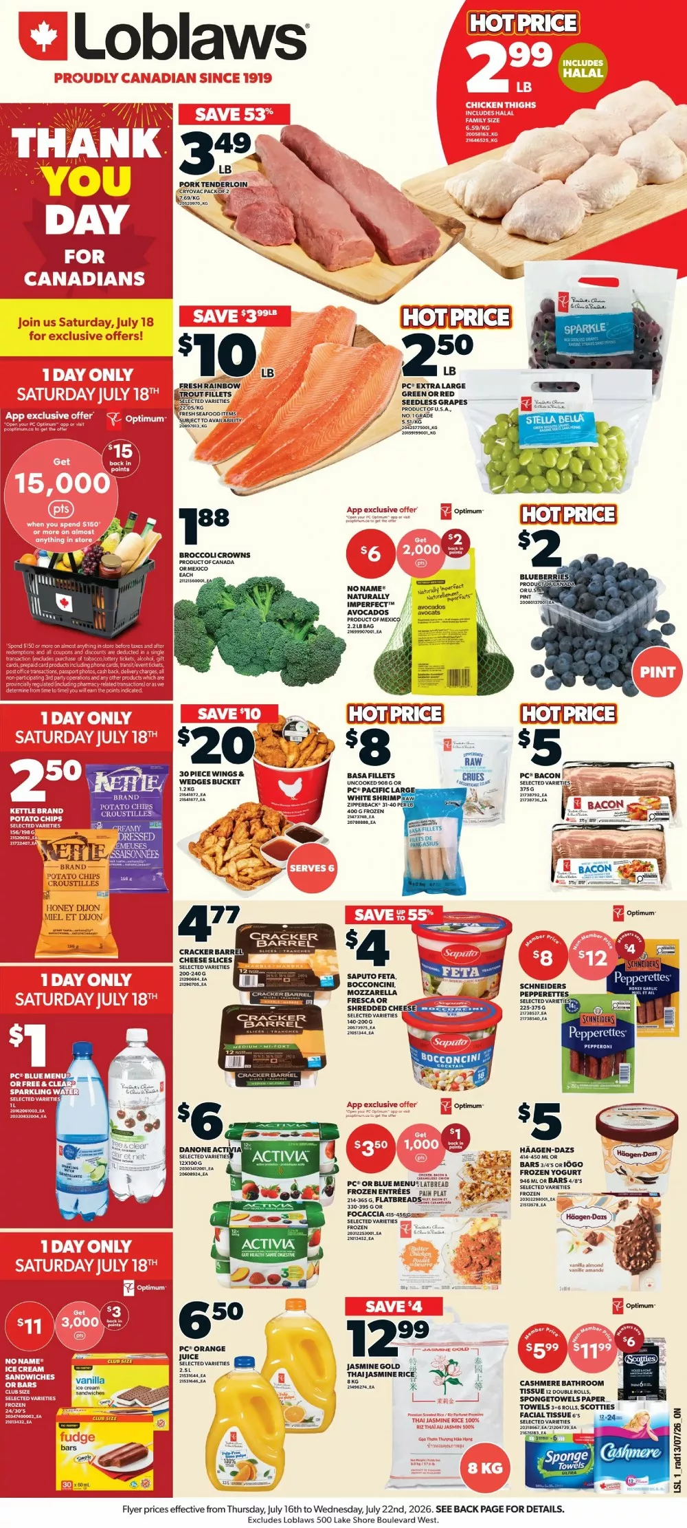 Loblaws Flyer July 23 - 29, 2026 - Image 1 July 16 - 22