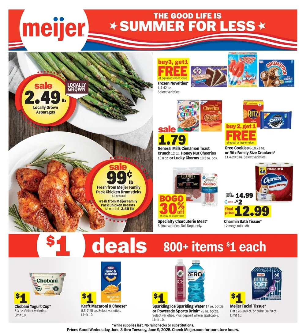 Meijer Weekly Ad June 10 – 16, 2026 - Image 1 June 3 To 9
