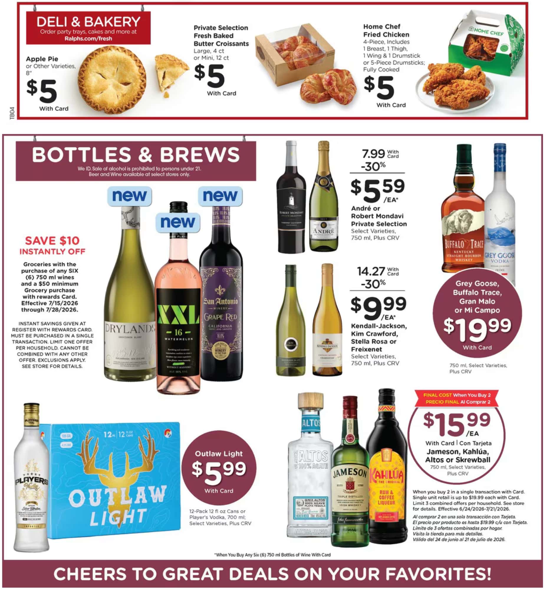 Ralphs Weekly Ad Deals July 22 - 28, 2026 - Image 2 July 15 - 21