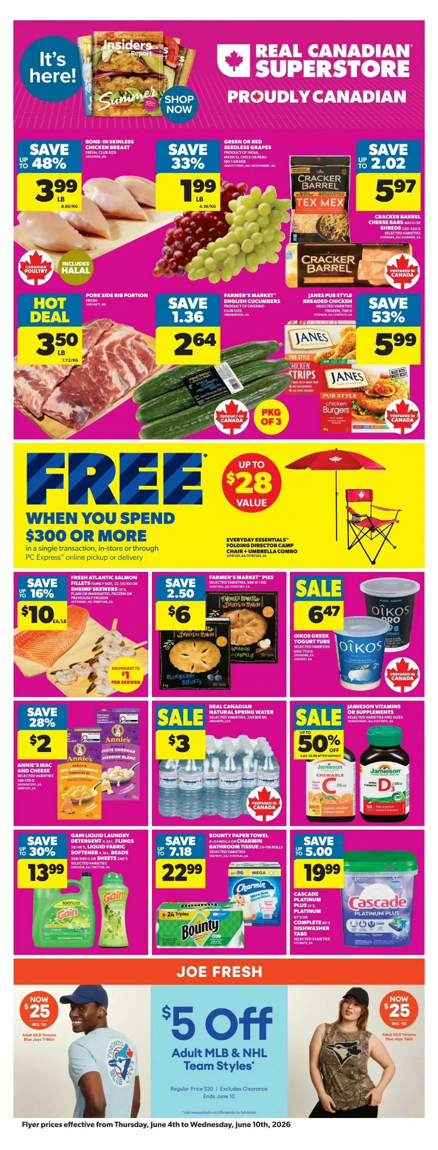 Real Canadian Superstore Flyer June 11 - 17, 2026 - Image 1 June 4 To 10