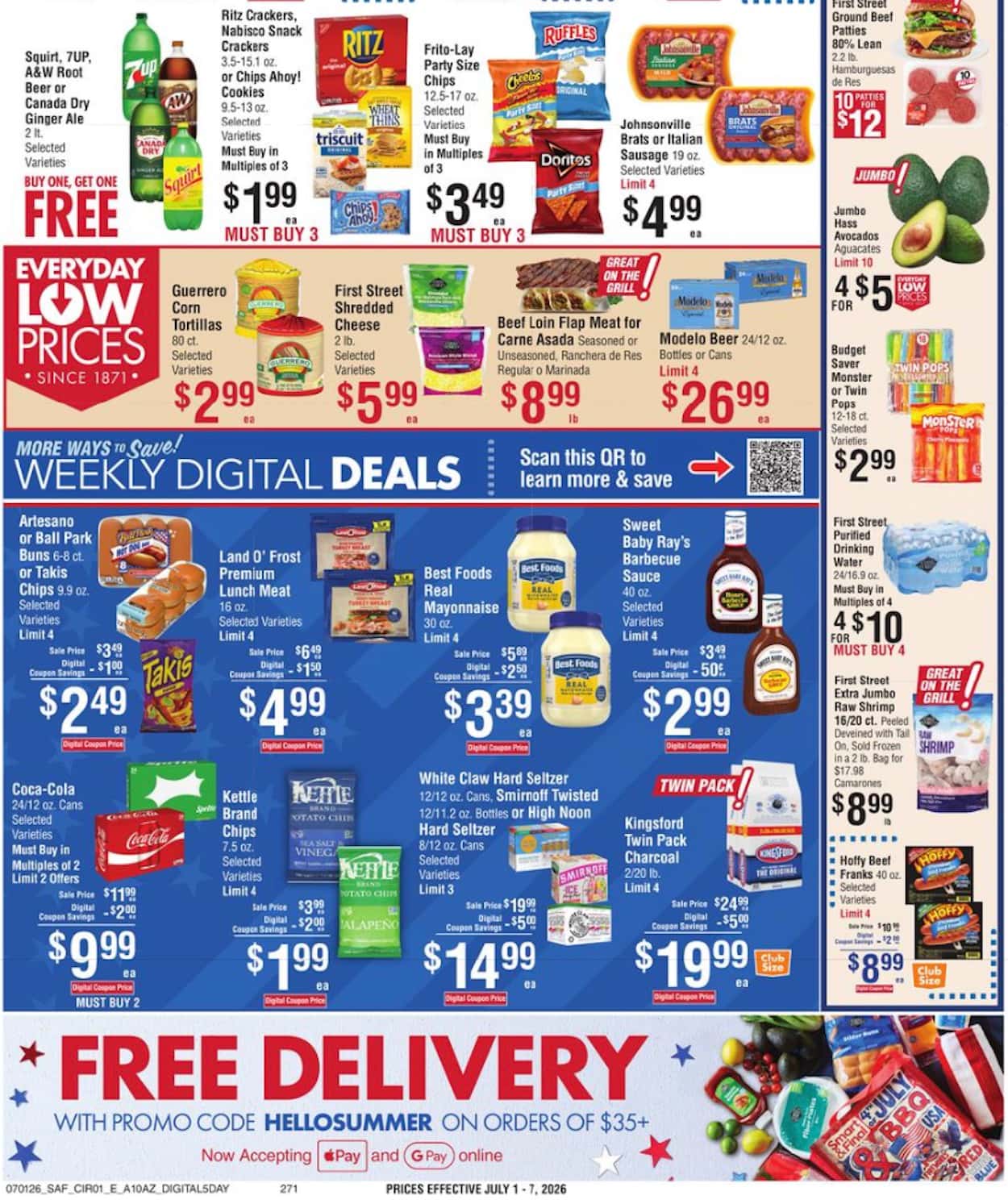 Smart and Final Weekly Ad July 8 - 14, 2026