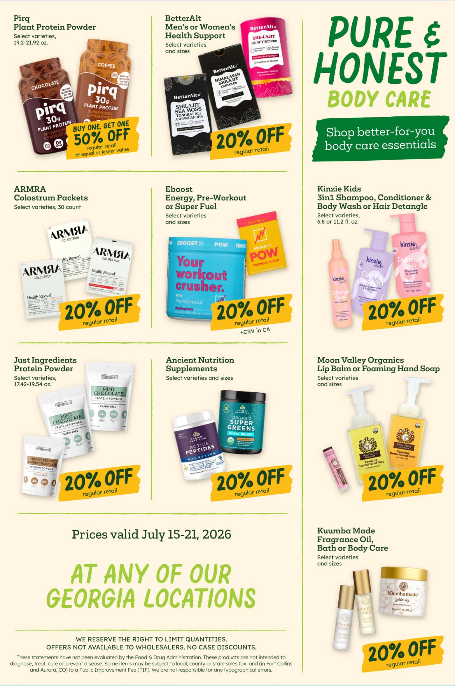 Sprouts Weekly Ad July 22 - 28, 2026 - Image 1 July 15 - 21