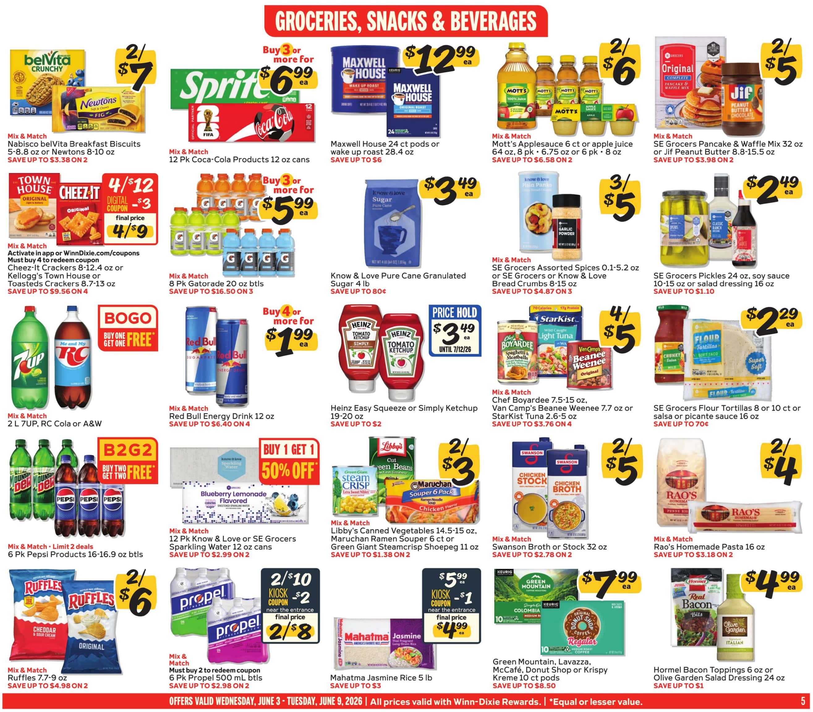Winn Dixie Weekly Ad Deals June 10 – 16, 2026 - Image 1 June 3 To 9
