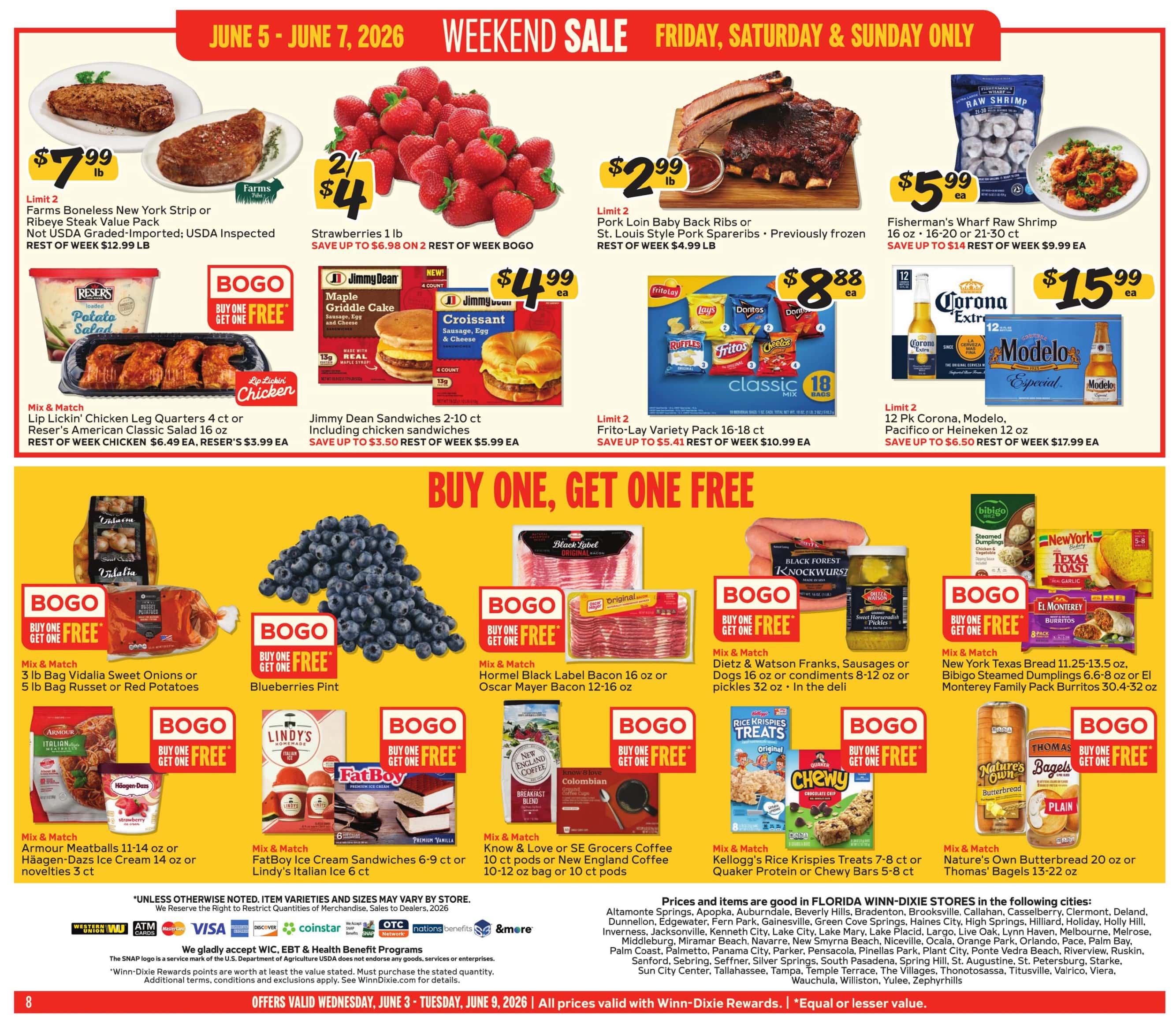 Winn Dixie Weekly Ad Deals June 10 – 16, 2026 - Image 2 June 3 To 9