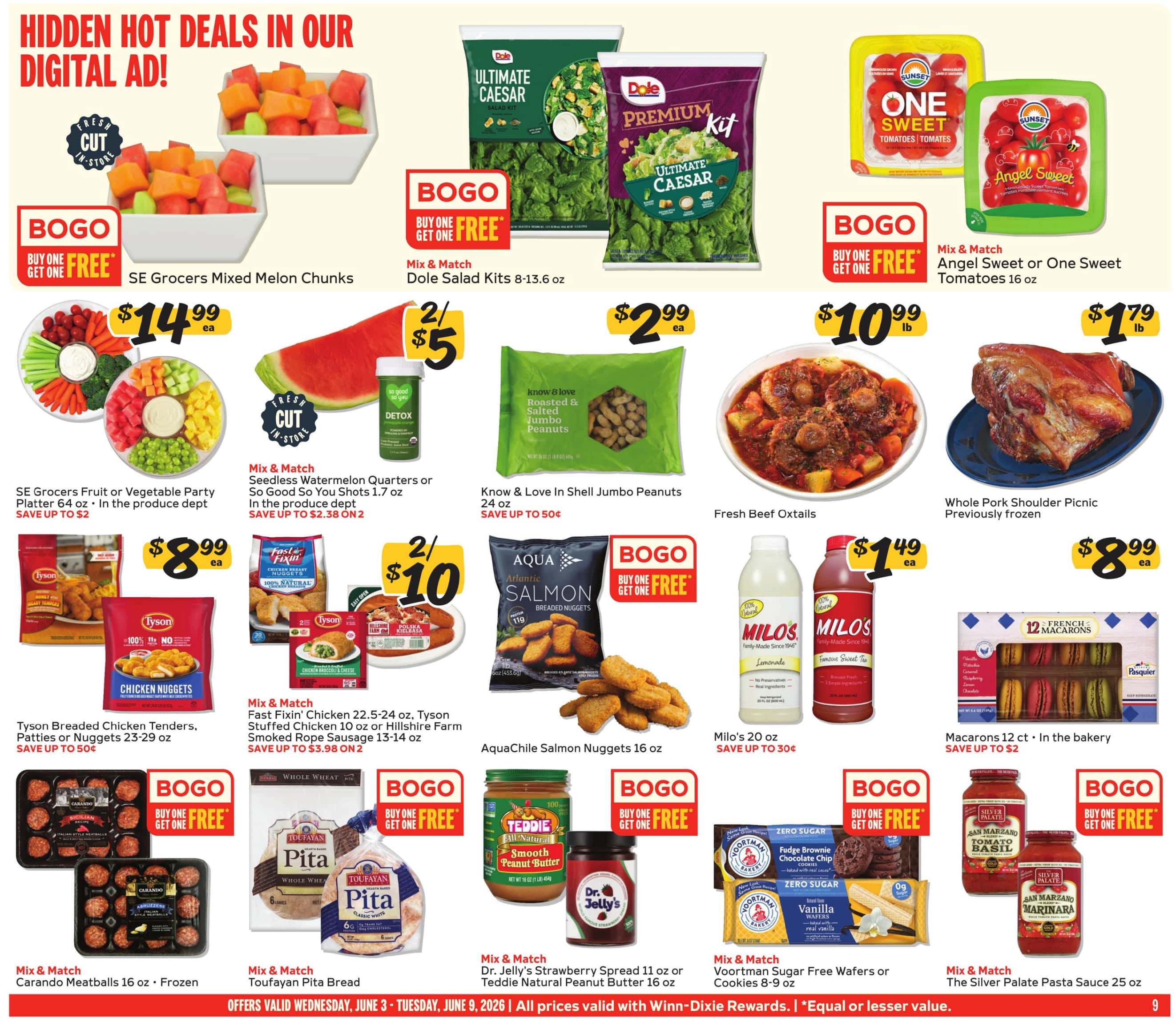 Winn Dixie Weekly Ad Deals June 10 – 16, 2026 - Image 1 June 3 To 9