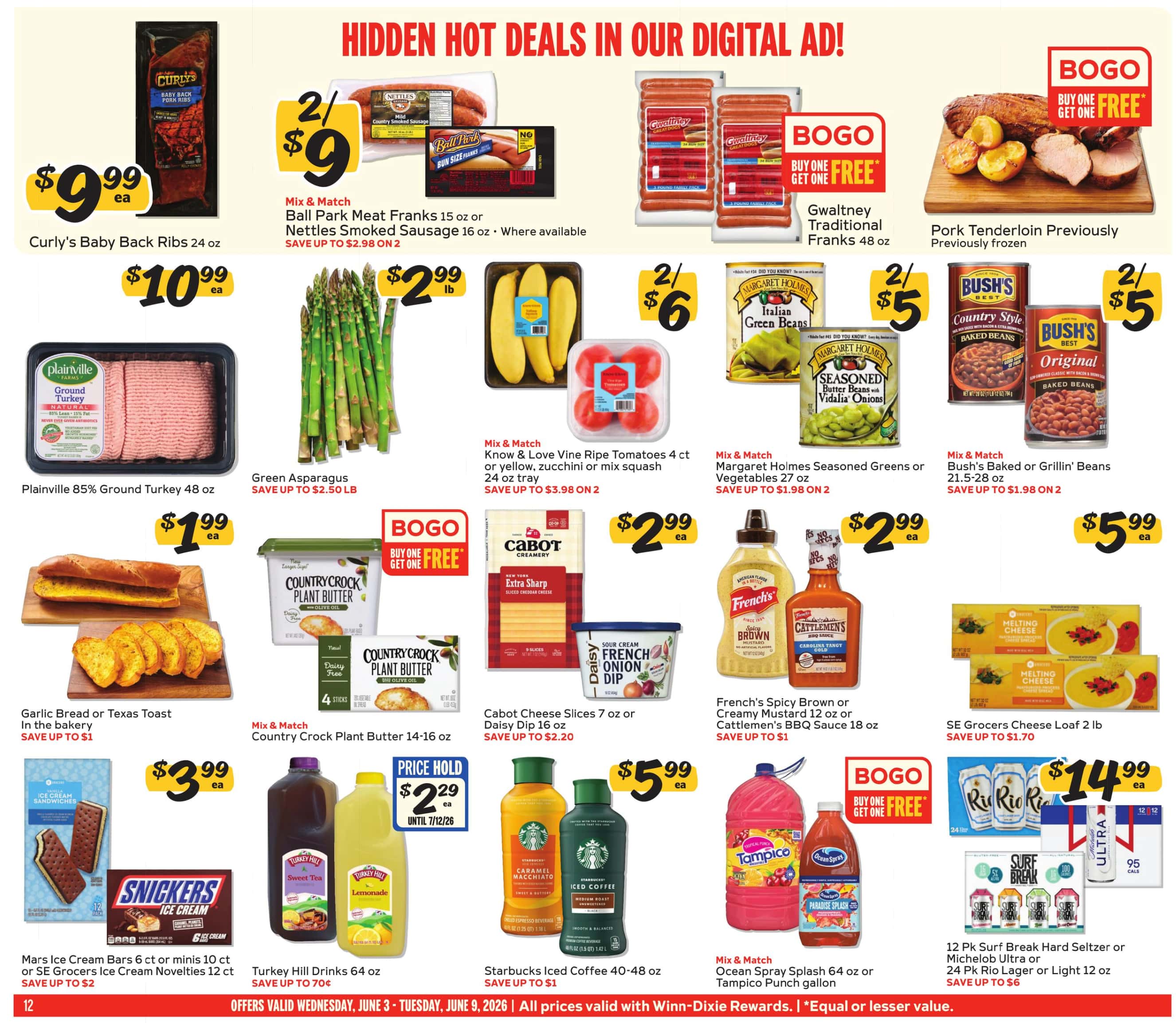 Winn Dixie Weekly Ad Deals June 10 – 16, 2026 - Image 2 June 3 To 9
