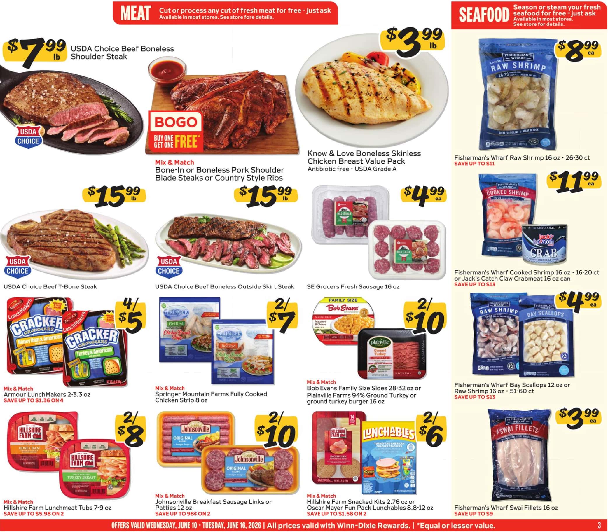 Winn Dixie Weekly Ad Deals June 10 – 16, 2026 - Image 1 June 10 – 16