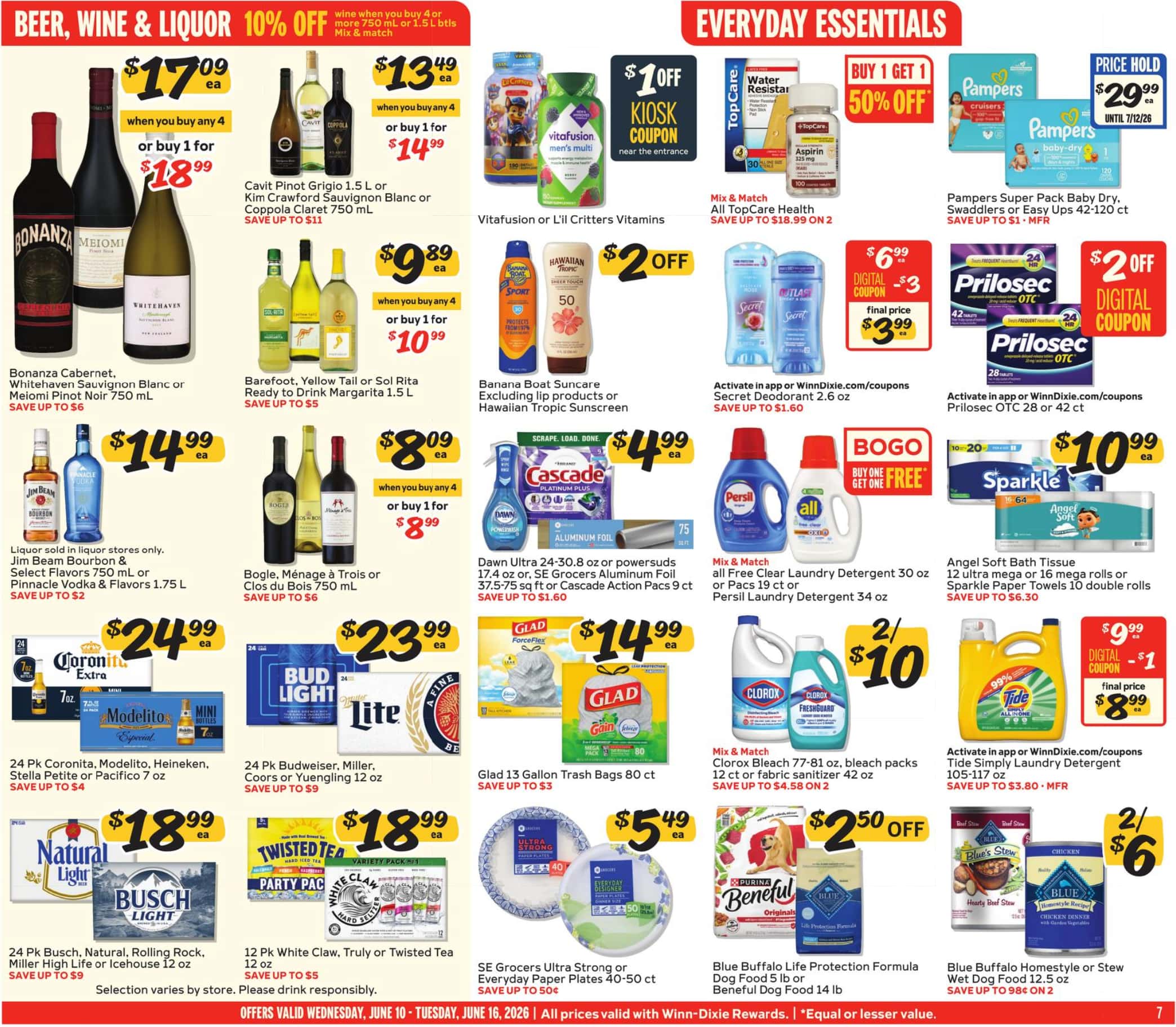 Winn Dixie Weekly Ad Deals June 10 – 16, 2026 - Image 2 June 10 – 16