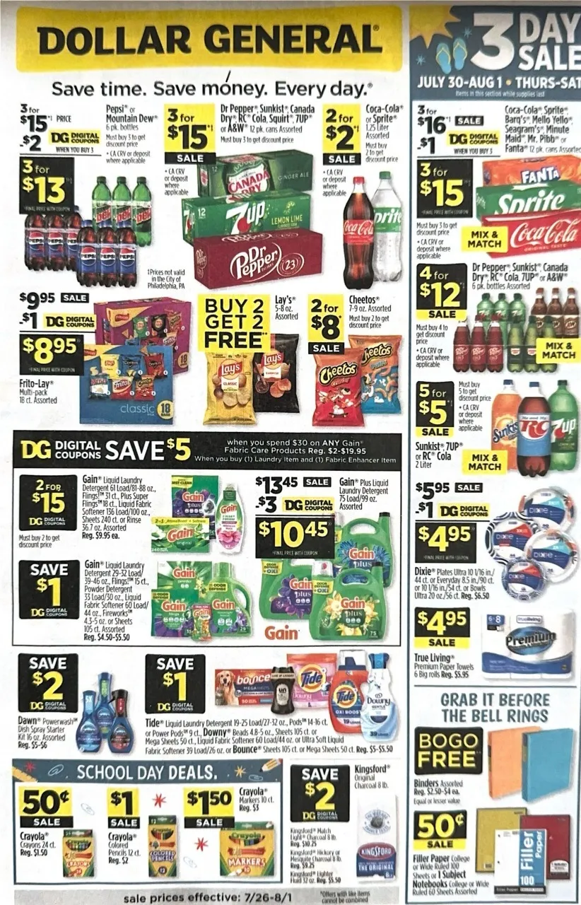Dollar General Weekly Ad July 26 - August 1, 2026 - Image 1 July 26 - August 1