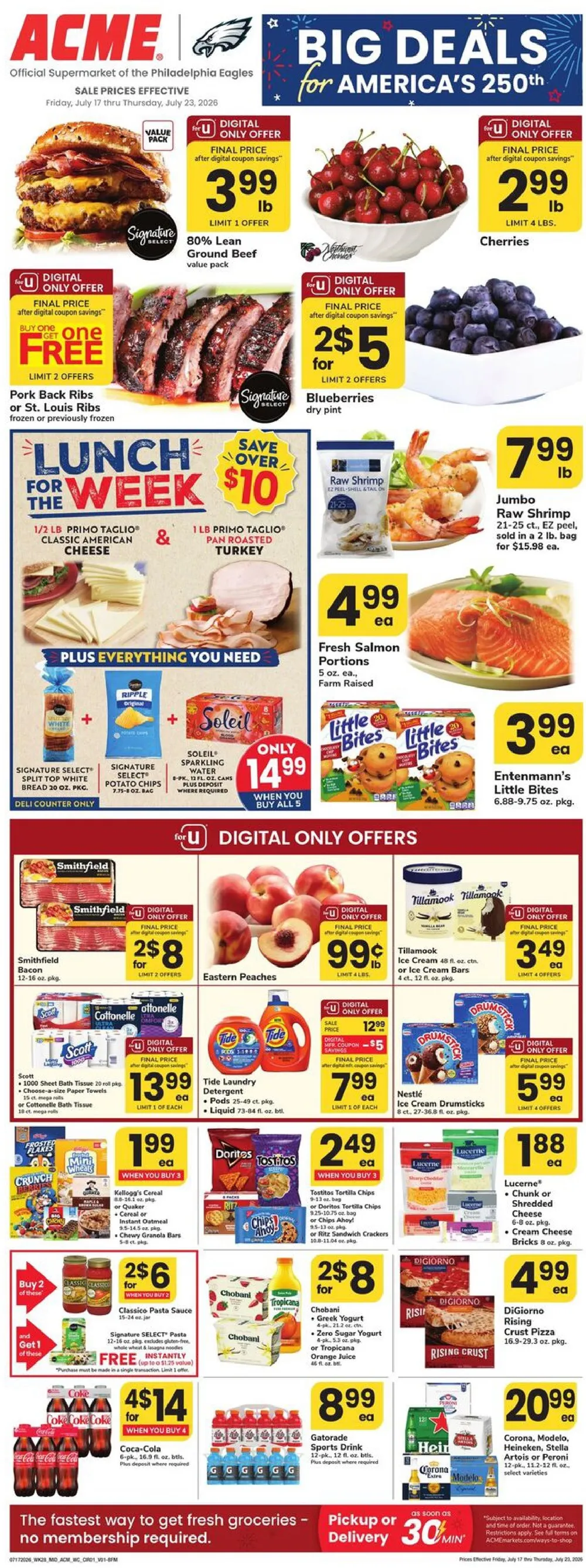 Acme Weekly Ad Deals July 17 - 23, 2026 - Image 1 July 17 - 23