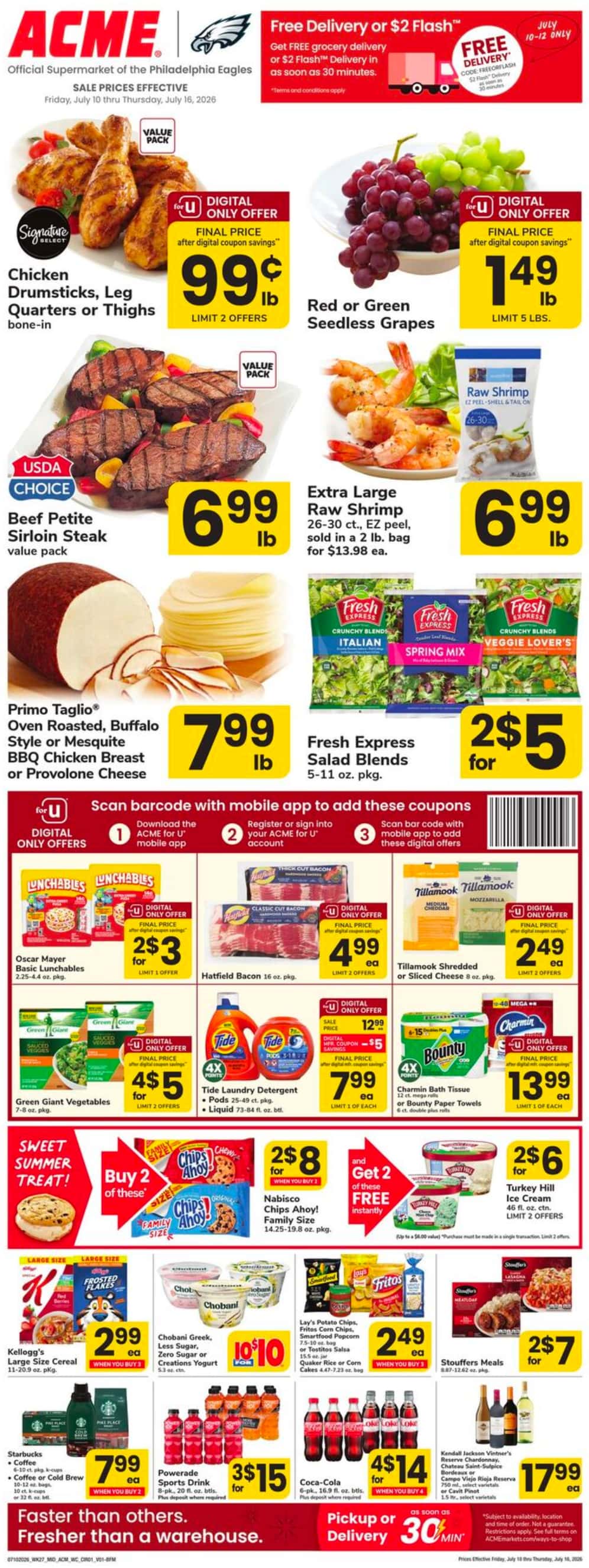 Acme Weekly Ad Deals July 17 - 23, 2026 - Image 1 July 10 - 16