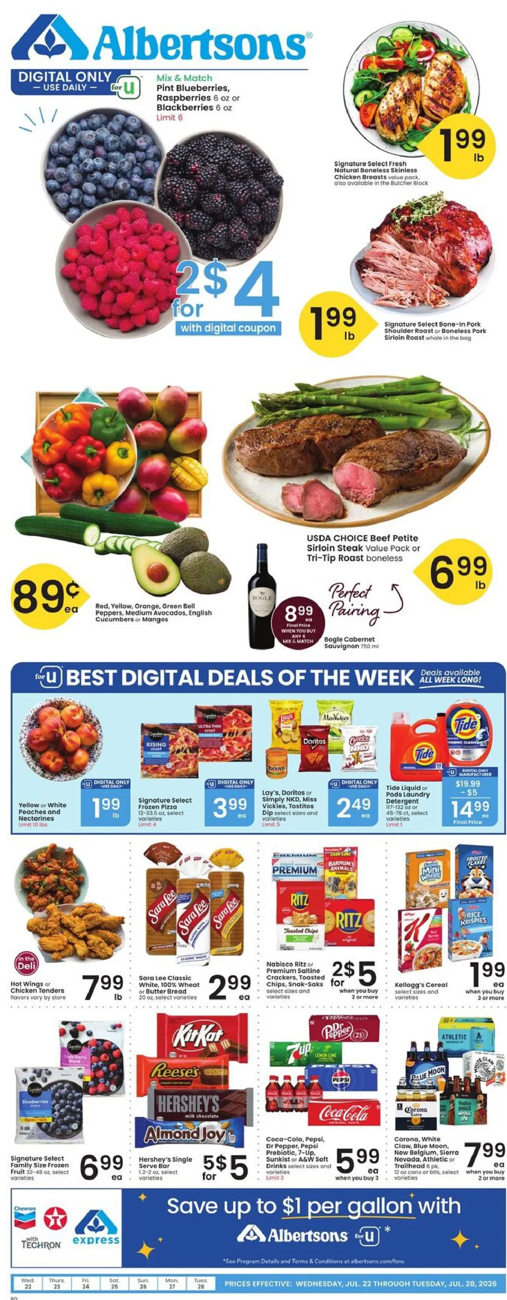 Albertsons Weekly Ad Deals July 22 - 28, 2026 - Image 1 July 22 - 28