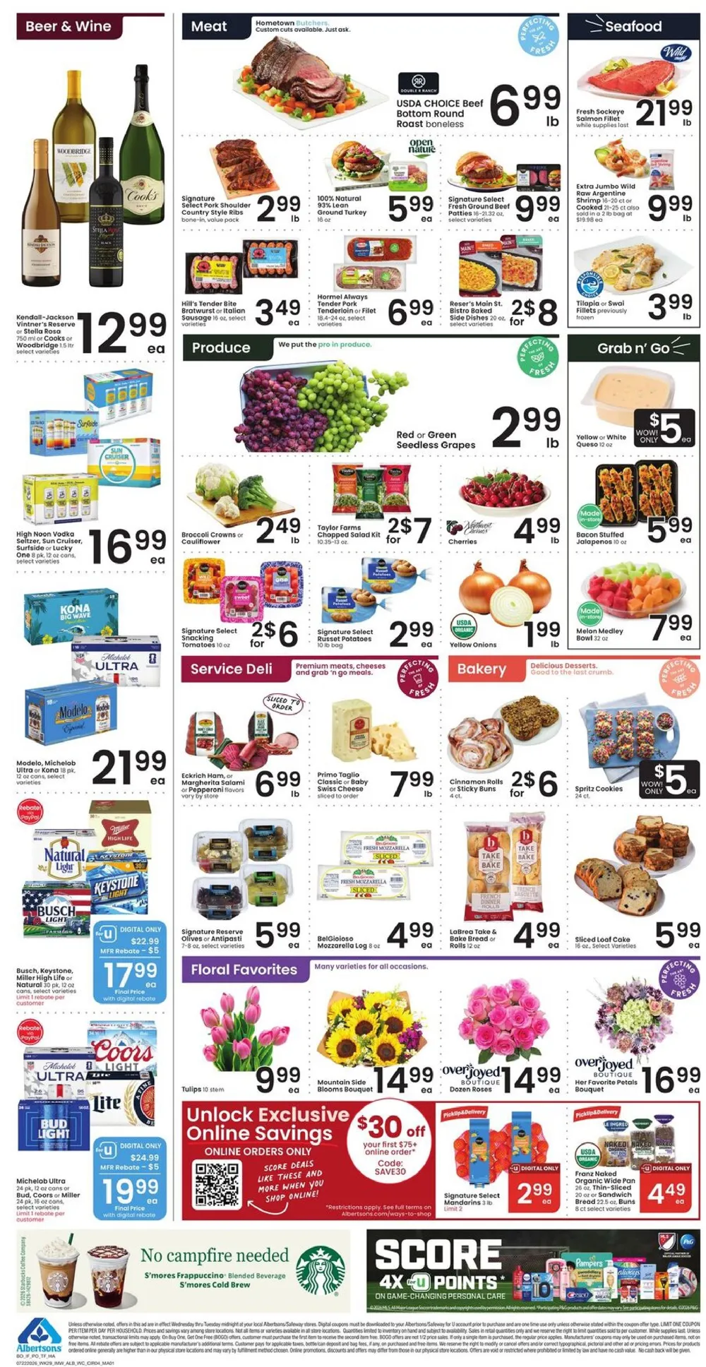 Albertsons Weekly Ad Deals July 22 - 28, 2026 - Image 1 July 22 - 28