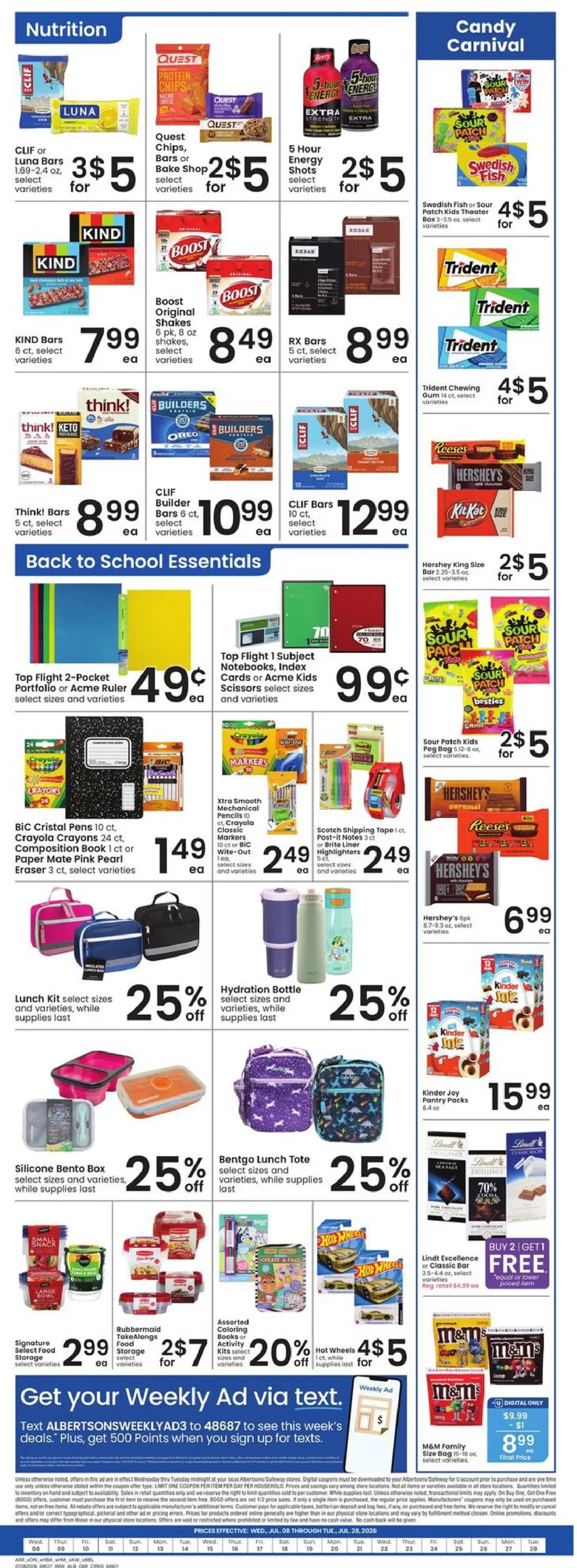 Albertsons Weekly Ad Deals July 22 - 28, 2026 - Image 2 July 22 - 28