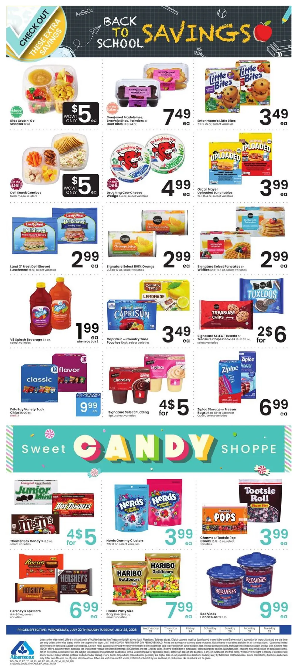 Albertsons Weekly Ad Deals July 22 - 28, 2026 - Image 2 July 22 - 28
