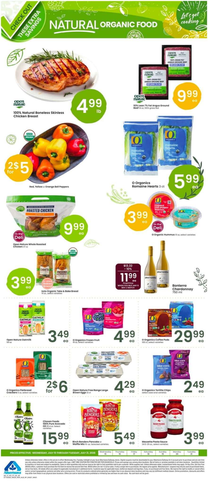 Albertsons Weekly Ad Deals July 22 - 28, 2026 - Image 1 July 15 - 21
