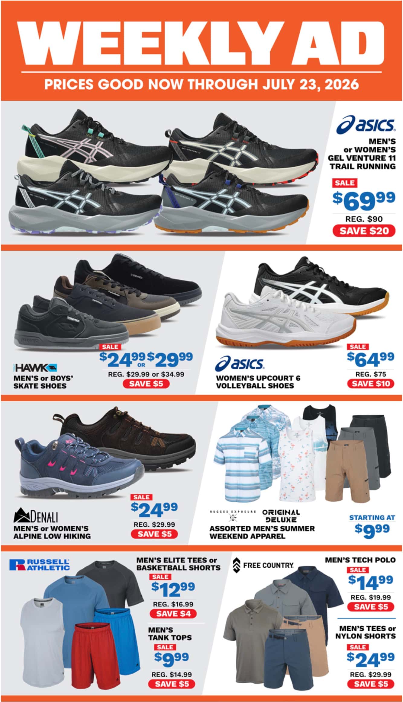 Big 5 Weekly Ad Deals July 10 - 23 2026 - Image 1 July 10 - 23