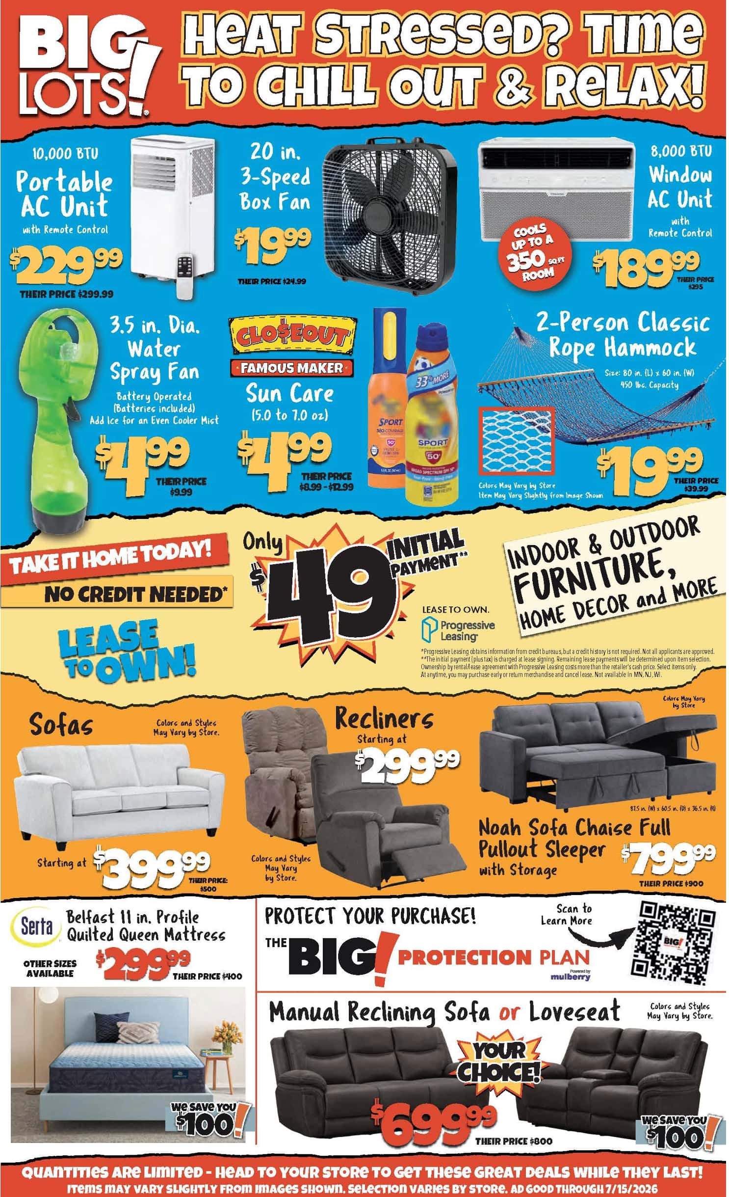 Big Lots Weekly Ad July 23 - 29, 2026 - Image 2 July 9 - 15
