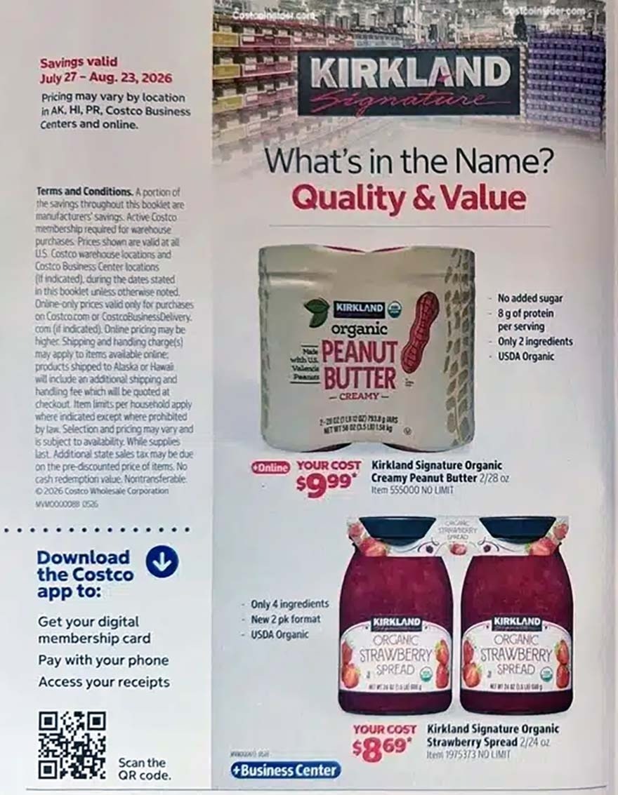 Costco Weekly Ad Deals July 27 – August 23, 2026 - Image 1 July 27 - August 23