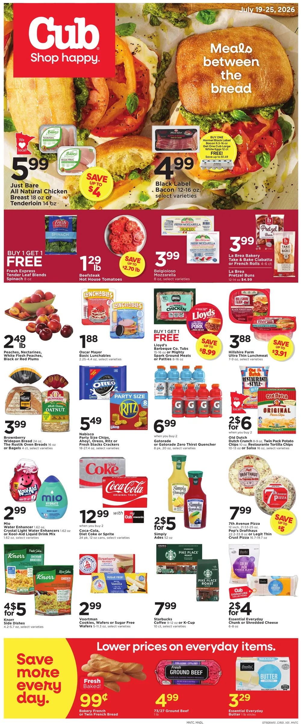 Cub Weekly Ad Deals July 26 - August 1, 2026 - Image 1 July 19 - 25