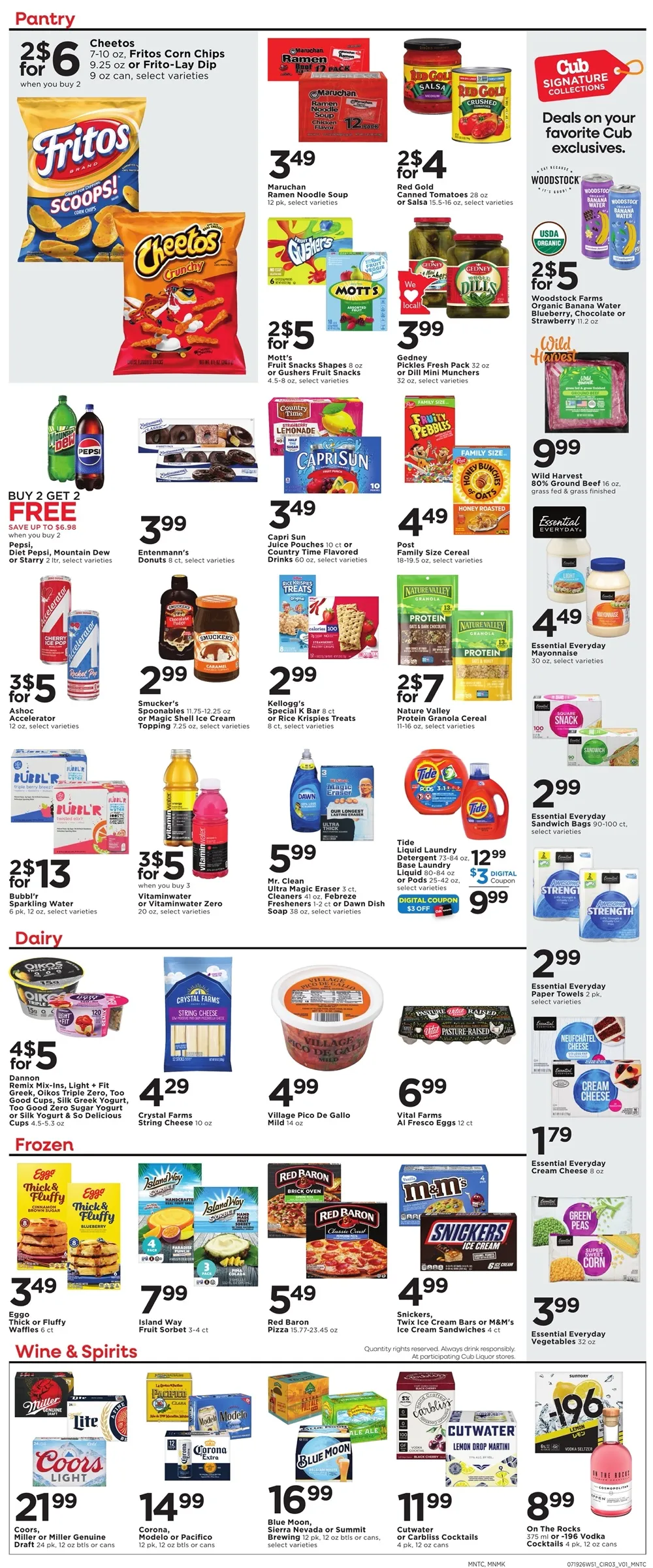 Cub Weekly Ad Deals July 26 - August 1, 2026 - Image 1 July 19 - 25