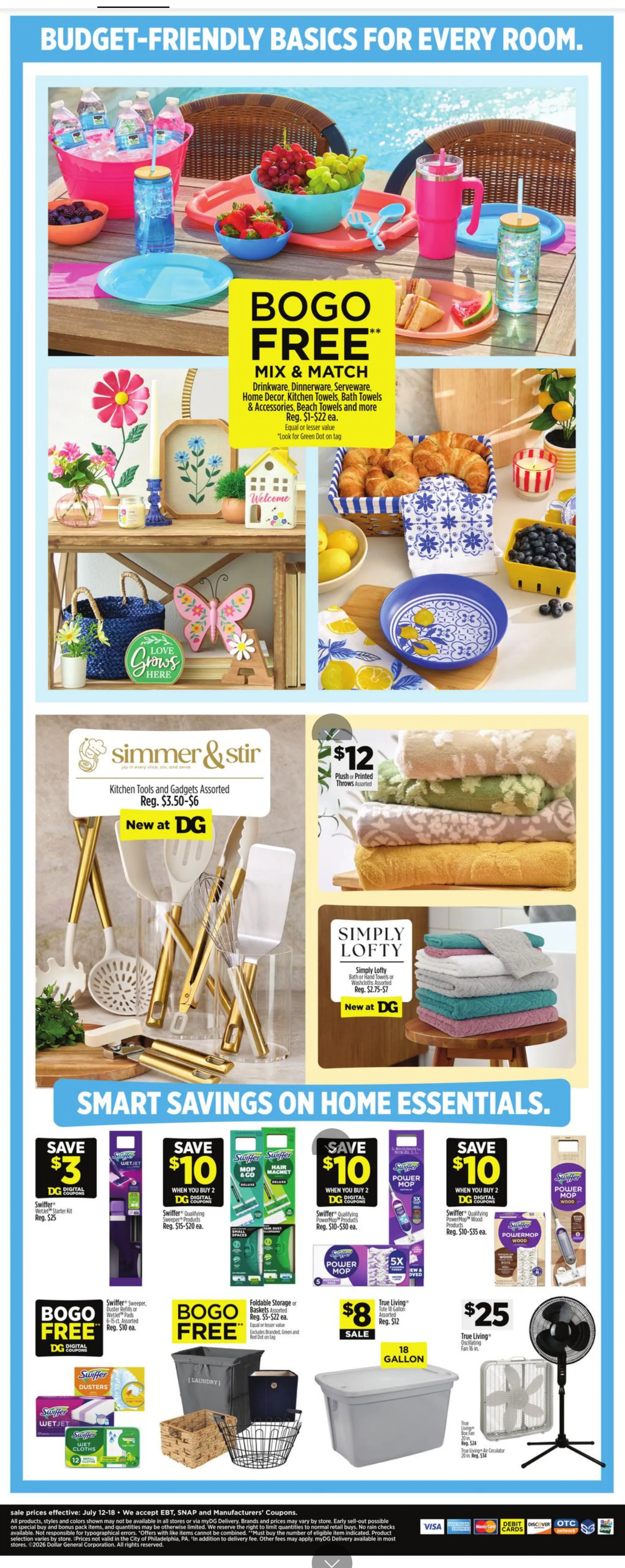 Dollar General Weekly Ad July 26 - August 1, 2026 - Image 1 July 12 -18