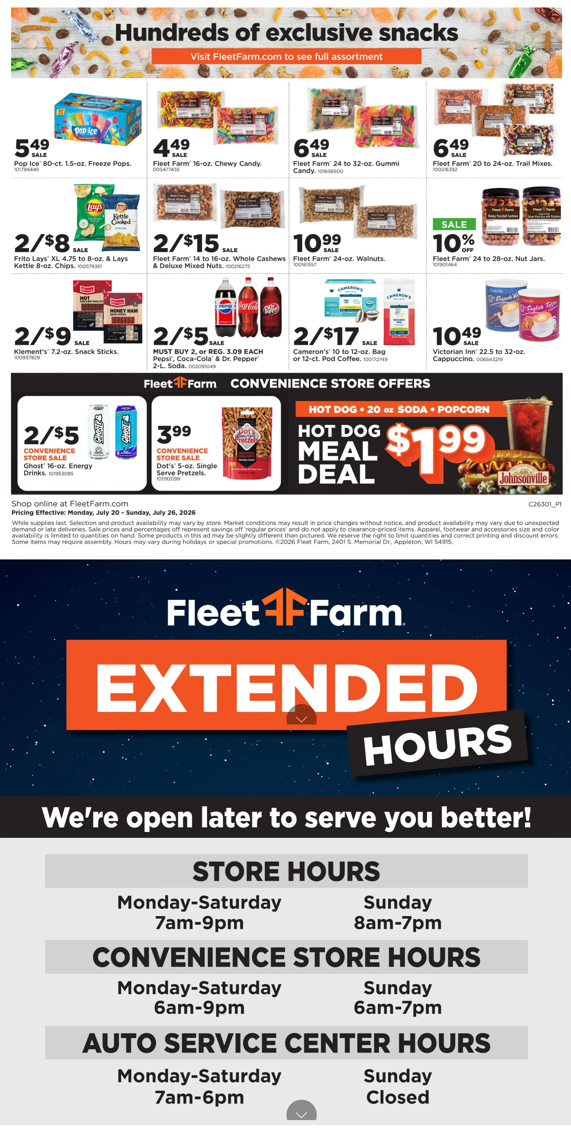 Fleet Farm Weekly Ad July 20 - 26, 2026 - Image 1 July 20 - 26