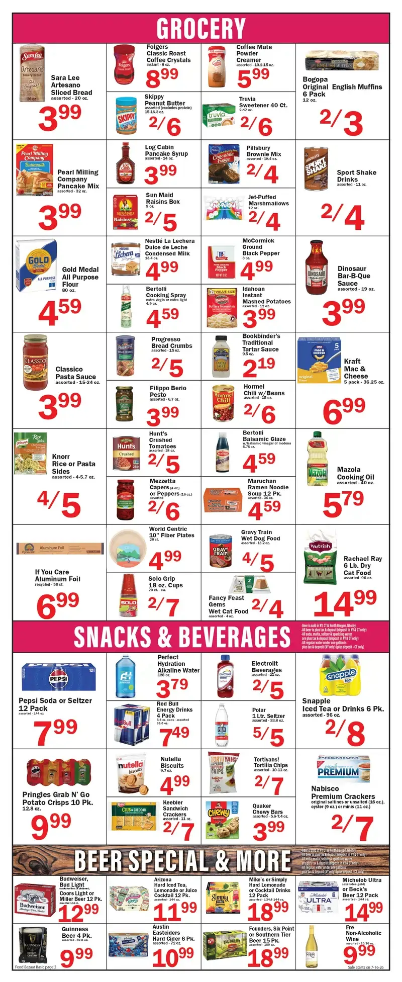 Food Bazaar Weekly Ad Deals July 23 - 29, 2026 - Image 2 July 16 - 22