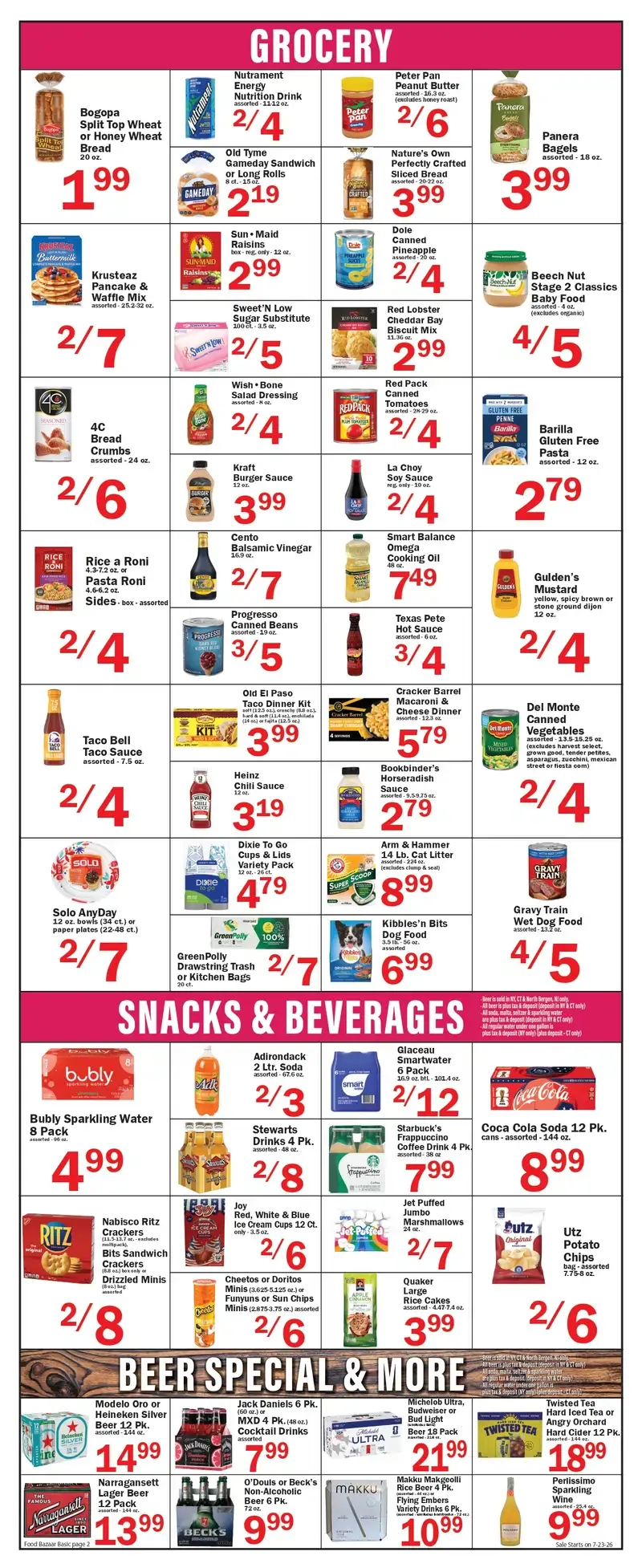 Food Bazaar Weekly Ad Deals July 23 - 29, 2026 - Image 2 July 23 - 29
