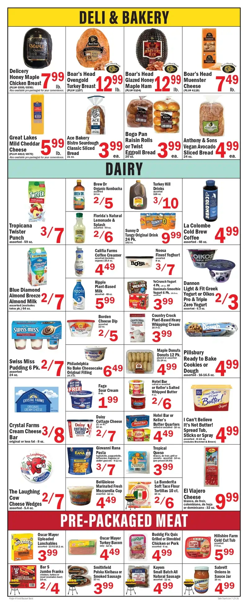 Food Bazaar Weekly Ad Deals July 23 - 29, 2026 - Image 2 July 23 - 29