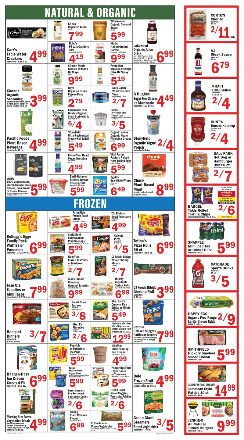 Food Bazaar Weekly Ad Deals July 23 - 29, 2026 - Image 1 July 23 - 29