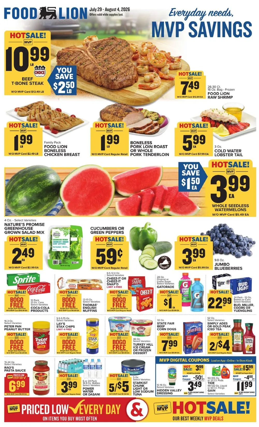 Food Lion Weekly Ad Deals July 29 - August 4, 2026 - Image 1 July 29 - August 4