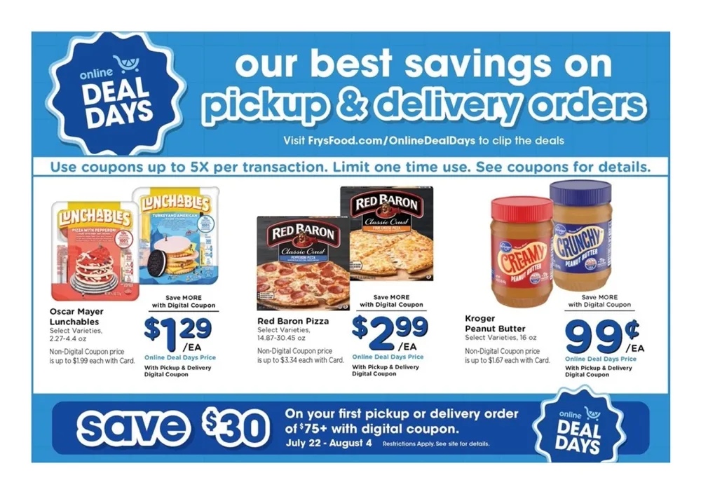Fry'S Food Weekly Ad Deals July 22 - 28, 2026 - Image 1 July 22 - 28