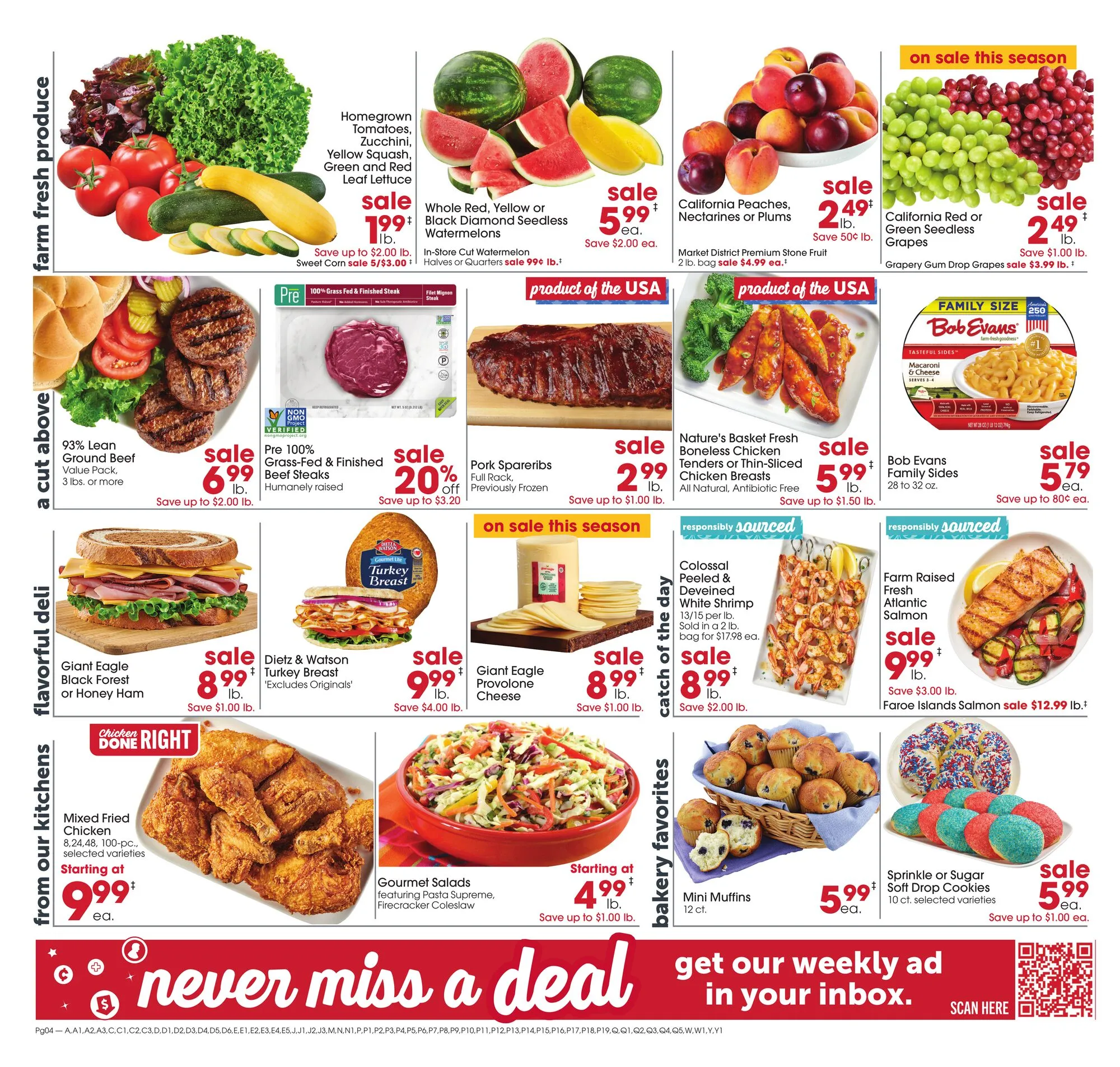 Giant Eagle Weekly Ad Deals July 23 - 29, 2026 - Image 1 July 16 - 22