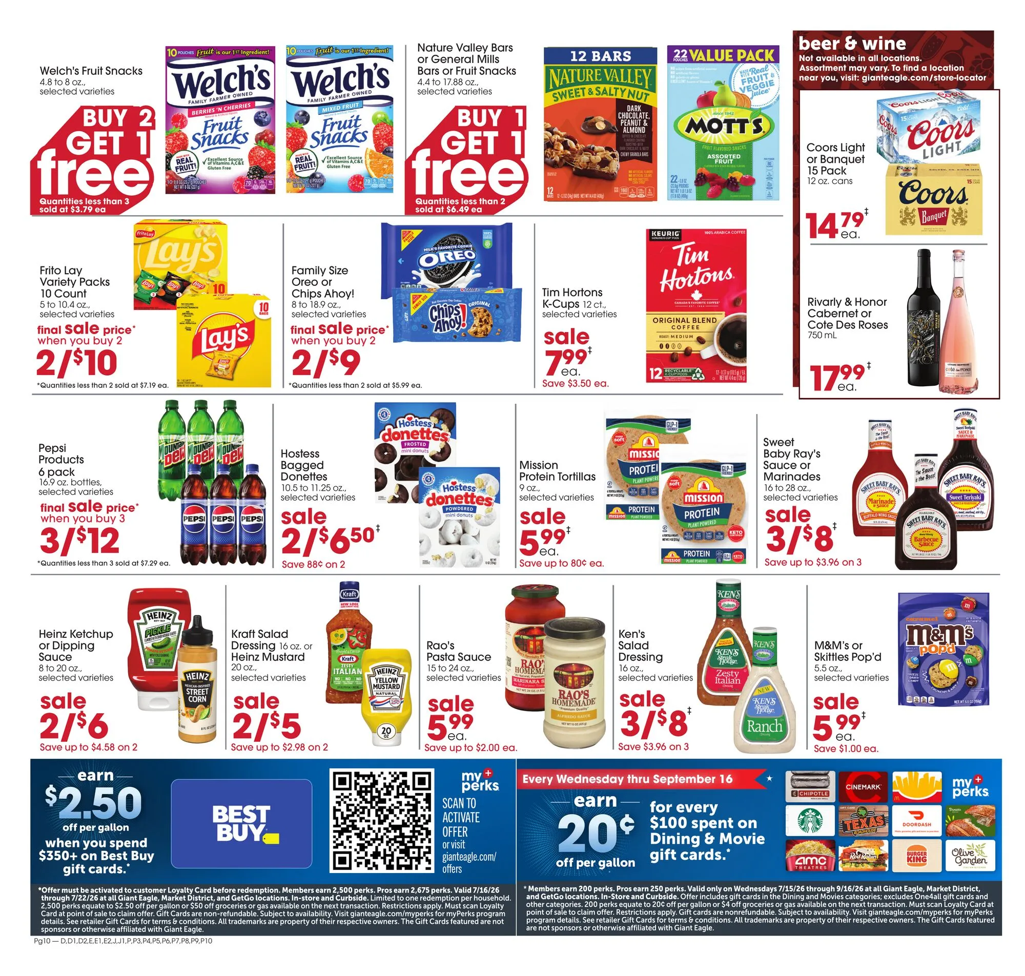 Giant Eagle Weekly Ad Deals July 23 - 29, 2026 - Image 1 July 16 - 22