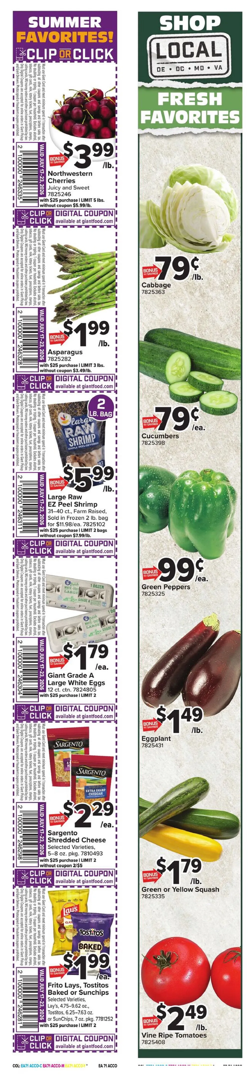 Giant Food Weekly Ad July 17 - 23, 2026 - Image 2 July 17 - 23