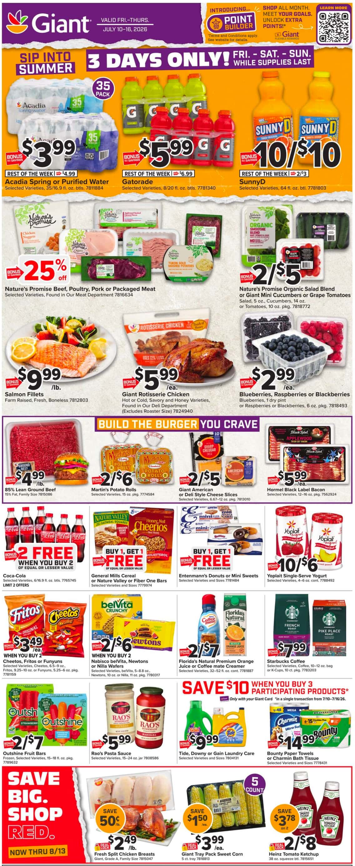 Giant Food Weekly Ad July 17 - 23, 2026 - Image 1 July 10 - 16