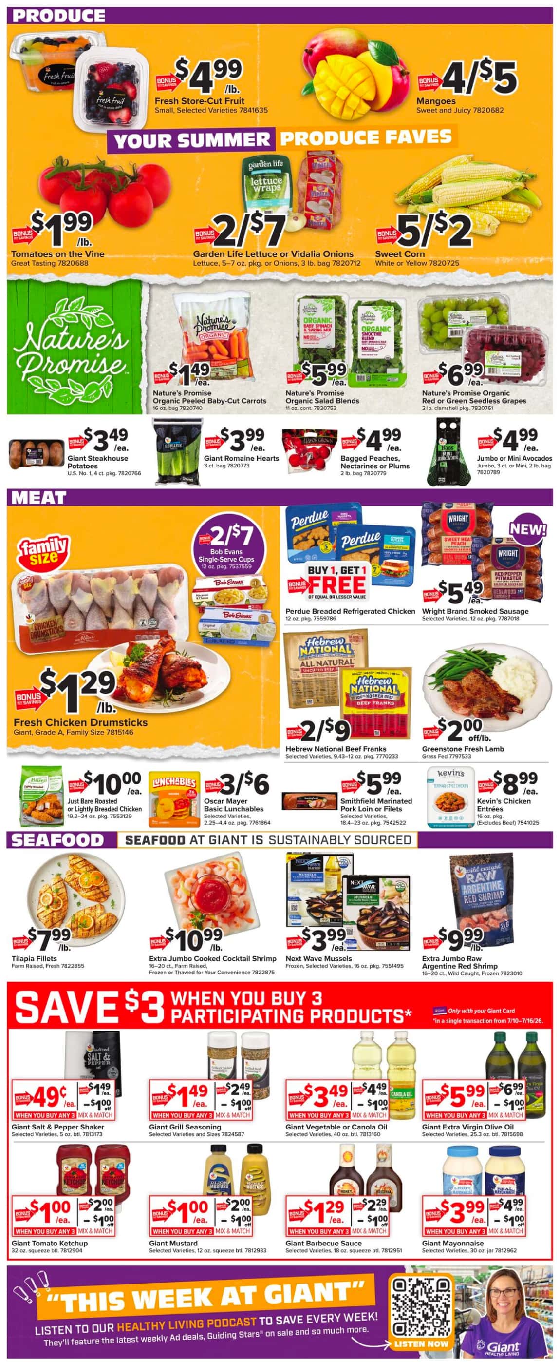 Giant Food Weekly Ad July 17 - 23, 2026 - Image 2 July 10 - 16