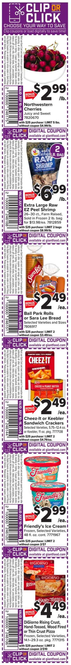 Giant Food Weekly Ad July 17 - 23, 2026 - Image 1 July 10 - 16