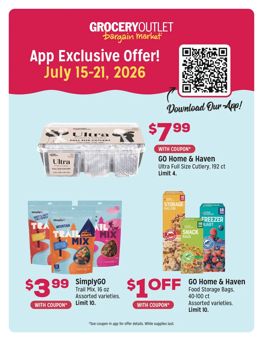 Grocery Outlet Weekly Ad July 22 - 28, 2026 - Image 2 July 15 - 21