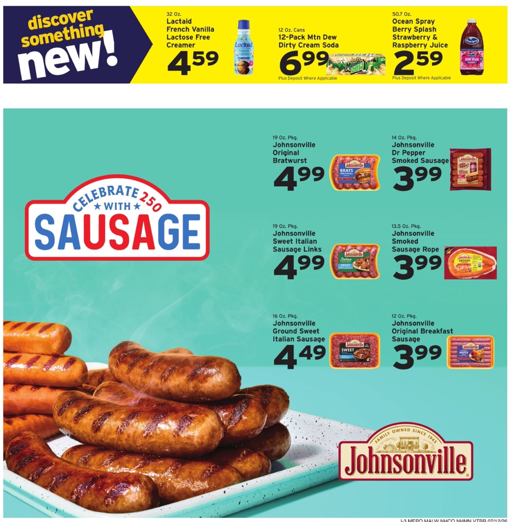 Hannaford Weekly Ad Deals July 19 - 25, 2026 - Image 1 July 12 - 18