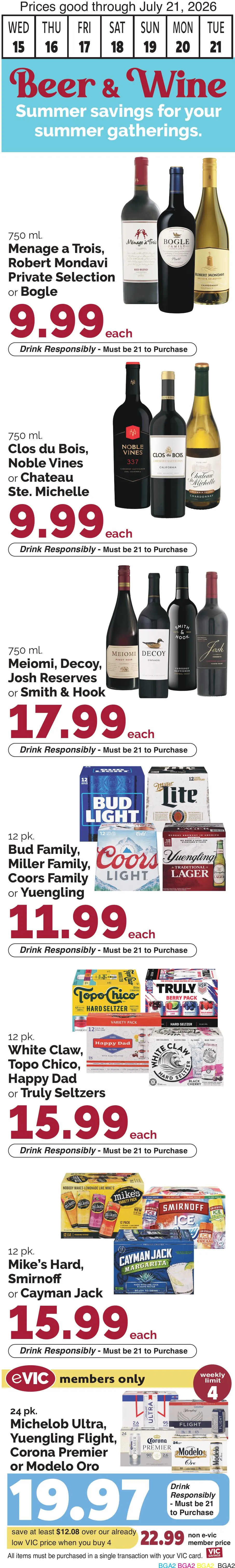 Harris Teeter Weekly Ad July 22 - 28, 2026 - Image 2 July 15 - 21