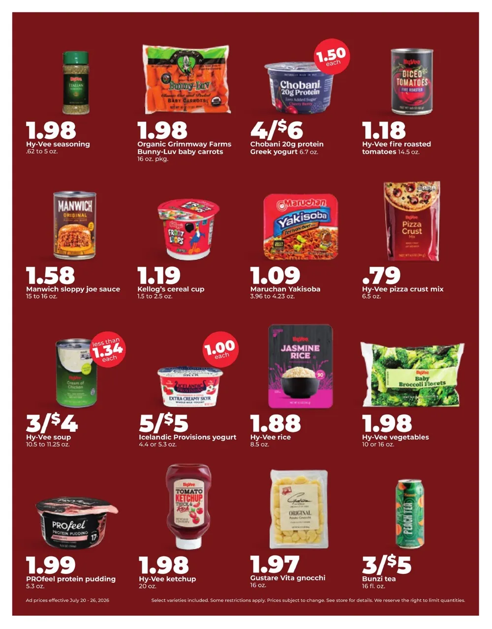 Hy-Vee Weekly Ad Deals July 20 - 26, 2026 - Image 2 July 20 - 26